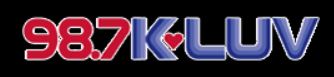 98.7 KLUV Logo