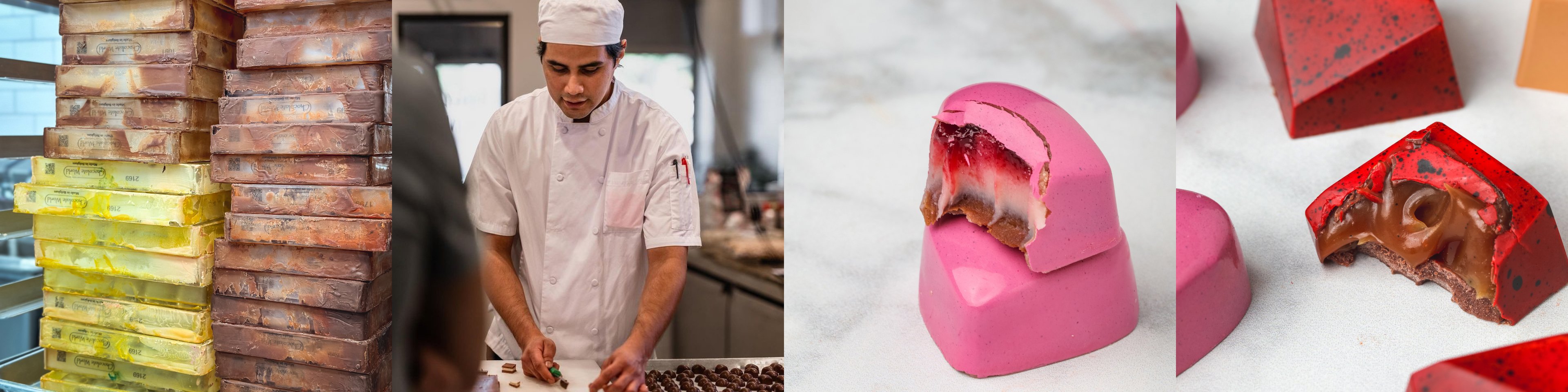 Making the Chocolate confections at Botolino